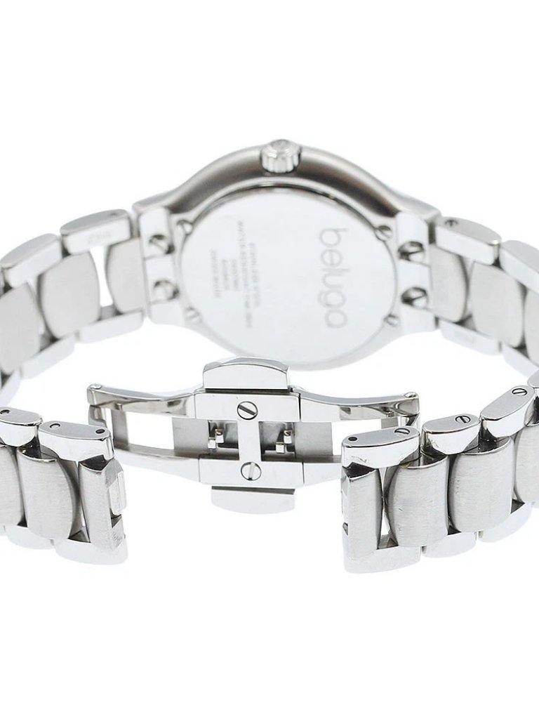Ebel Beluga E9258n2s Side Diamond Silver Dial Quartz Ladies Watch_970909 — image 5 of 6